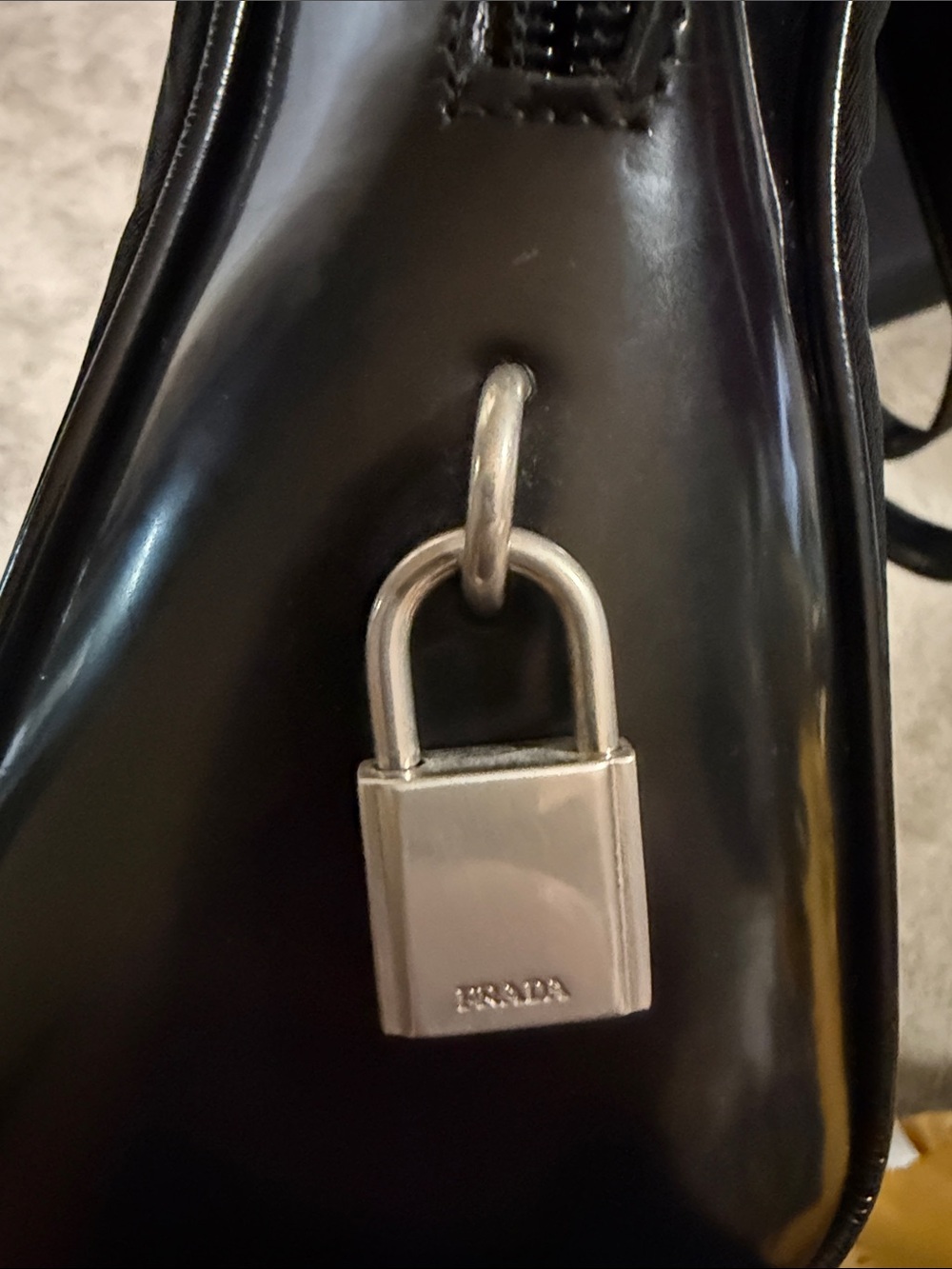 Prada Black Leather and Nylon Shoulder Bag - Picture 11 of 13
